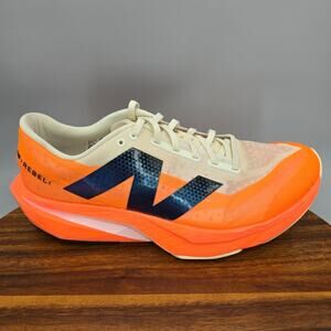 New Balance Fuelcell Rebel v4 Shoes Mens 11 D Orange Running Athletic Sneakers